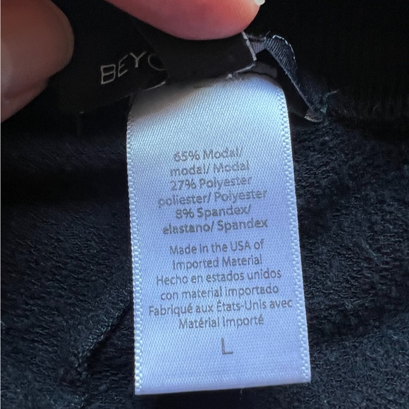 217 Beyond Yoga High Rise Joggers Black Large - Picture 6 of 12